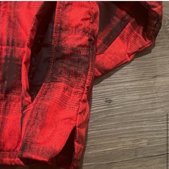 Columbia Boys Agent Avalanche Shacket Red Plaid XXS - Picture 6 of 10